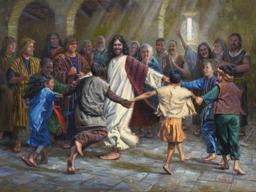 クリスチャン・イエス Painting - グレース・キースリーのダンス4 宗教的キリスト教徒